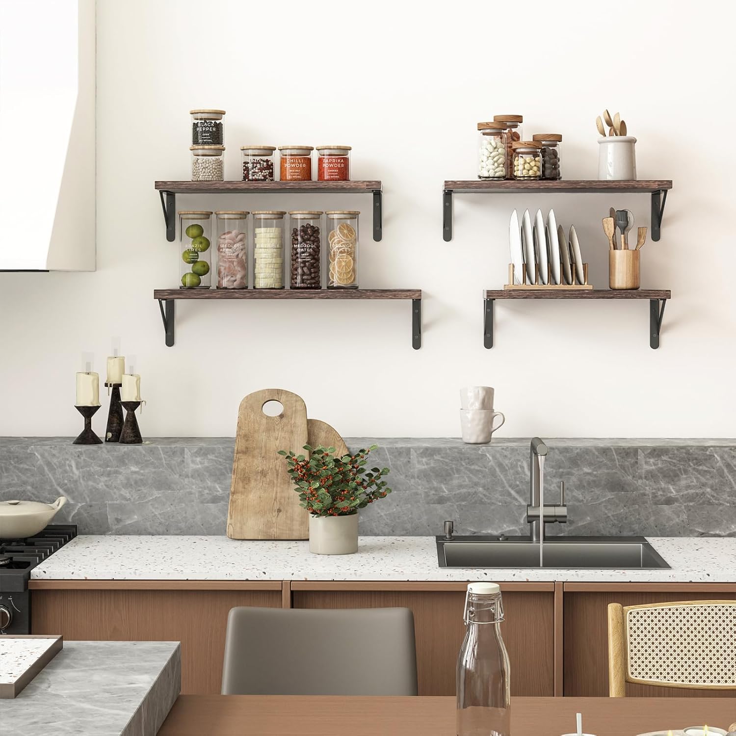 Stylish Floating Wall Shelves