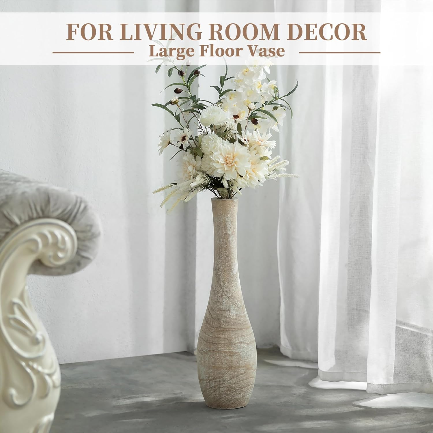 Floor Vase for Home Decor (Chic Style)