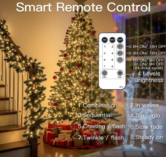 200 LED Curtain Lights for Outdoor and Indoor Decor