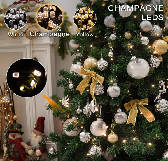 200 LED Curtain Lights for Outdoor and Indoor Decor