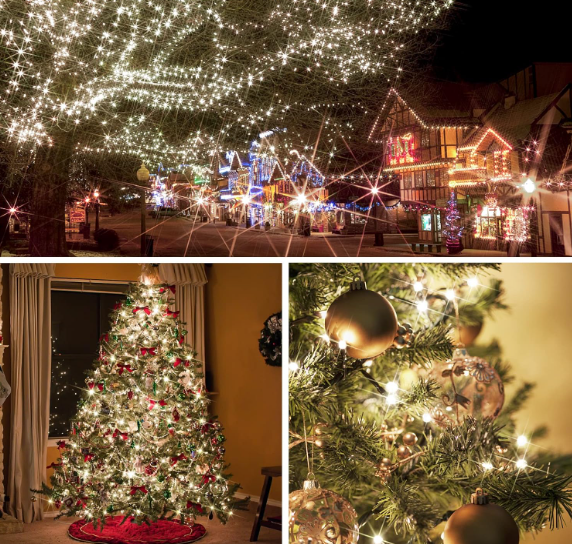 200 LED Curtain Lights for Outdoor and Indoor Decor