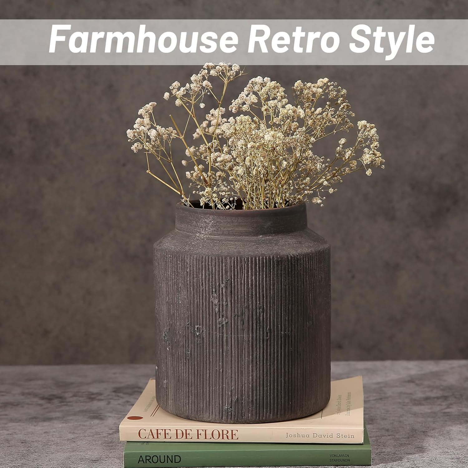 Farmhouse Terracotta Vintage Flower Vase